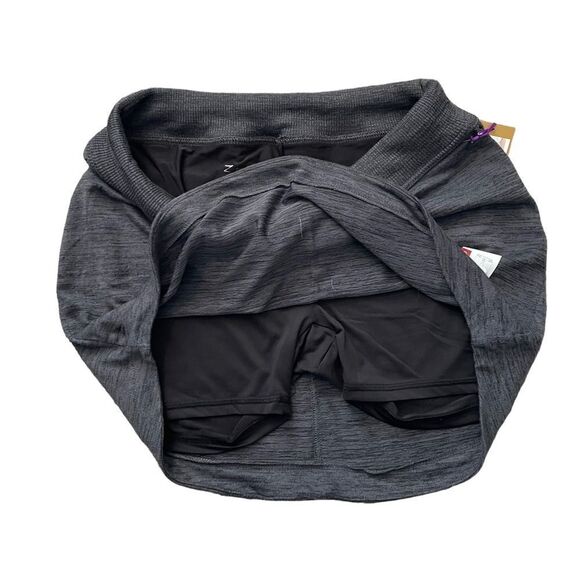 NWT Z BY ZOBHA Studio Skort Charcoal Spacedye Size XL - Picture 2 of 8